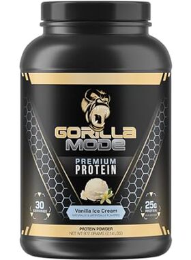 Gorilla Mode Premium Whey Protein - Vanilla Ice Cream / 2