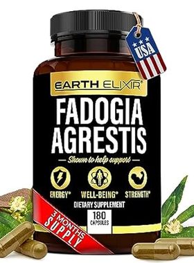 Fadogia Agrestis Supplement 1000mg (180 Capsules) - Made