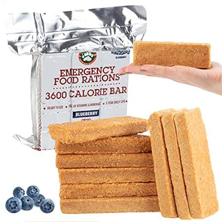 Grizzly Gear Emergency Food Rations- 3600 Calorie Blueber