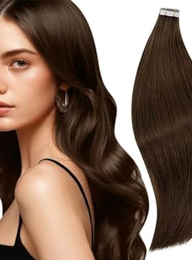 RUNATURE Invisible Tape in Hair Extensions Human Hair 16