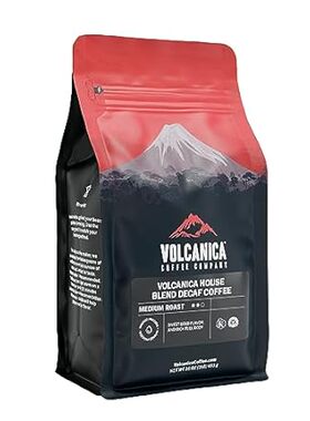 Volcanica House Decaf Coffee， Ground， Swiss Water Process