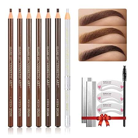 Waterproof Eye-Brow Pen-cil Set， Pull Cord Peel-off Eyebr