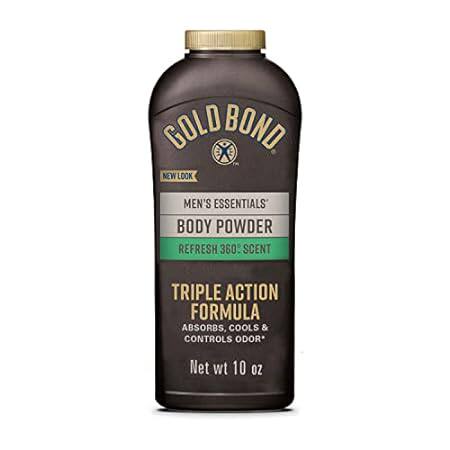 Gold Bond Men's Essentials Talc-Free Body Powder， 10 oz.，