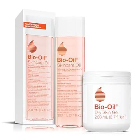 Bio-Oil Skincare Oil Body Oil with Bio-Oil Dry Skin Gel，