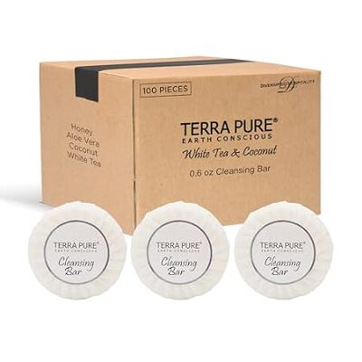 Terra Pure White Tea and Coconut Hotel Soap | Travel Size