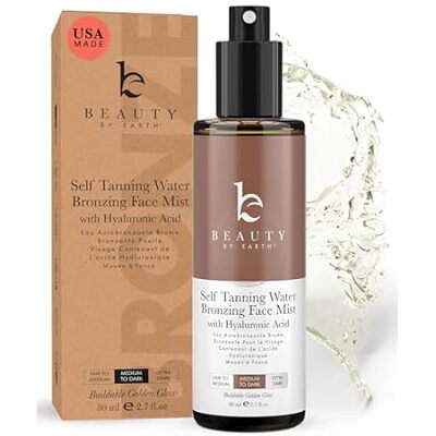 Beauty by Earth Self Tanning Face Mist - Medium to Dark F