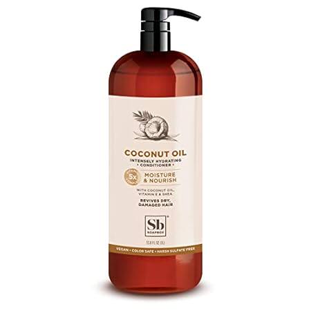 Soapbox Coconut Oil Conditioner， Sulfate Free， Paraben Fr