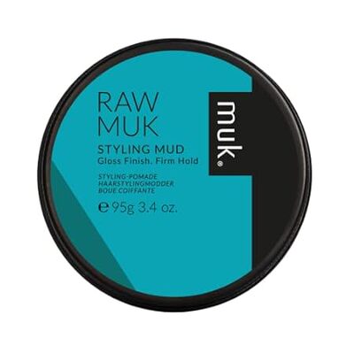 MUK. Haircare Raw Firm Hold Styling Mud， High Gloss Mud -