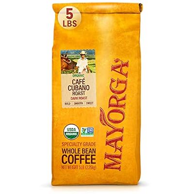 Mayorga Dark Roast Coffee 5lb bag Cubano Roast Coffee 100