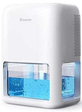 BREEZOME 60 OZ Dehumidifiers for Home， Dual-Semiconductor