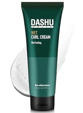 DASHU Daily Wet Curl Cream 5.07oz – Hair styling cream， W