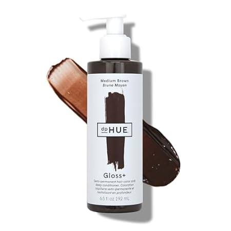 dpHUE Gloss+， Medium Brown - 6.5 oz - Semi-Permanent Hair