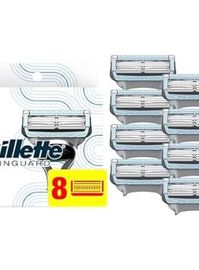 Gillette SkinGuard Men's Razor Blades， 8 Blade Refills
