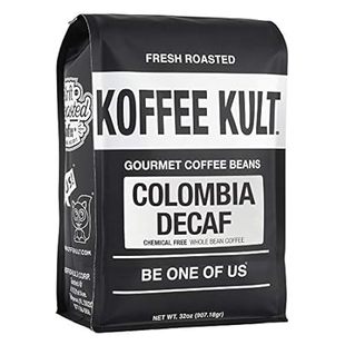 Koffee Kult Colombia Decaf Coffee Beans Decaffeinated Med