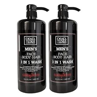 Dead Sea Collection 3 in 1 Body Wash for Men – Sandalwood