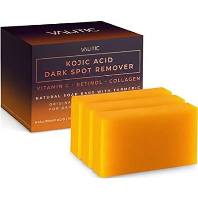 VALITIC Kojic Acid Dark Spot Remover Soap Bars with Vitam