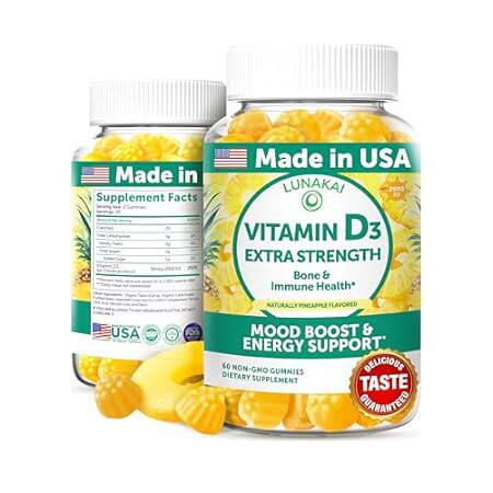 Vitamin D3 Gummies for Adults and Kids - Tastiest Proprie