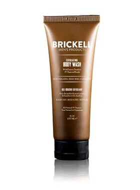 Brickell Men's Exfoliating Body Wash， Natural and Organic