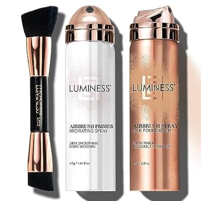 LUMINESS Airbrush Spray Silk Foundation Starter Kit - Fai