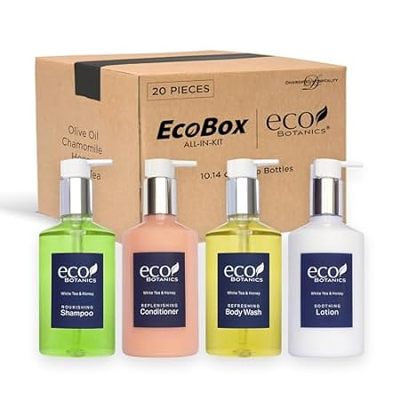 1-Shoppe Eco Botanics 20 Piece Ecobox All-In-Kit | White