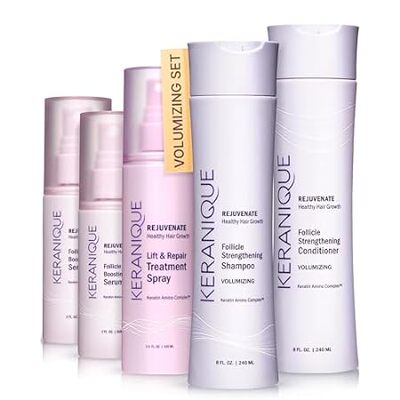 Keranique Volumizing Hair Products Set for Thinning Hair