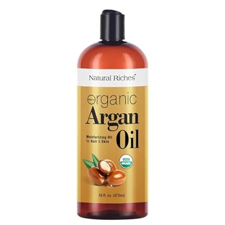 Natural Riches Organic Argan Oil of Morocco 16oz Penetrat