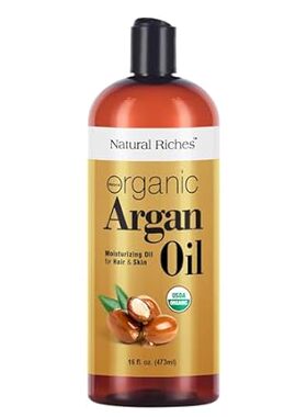 Natural Riches Organic Argan Oil of Morocco 16oz Penetrat