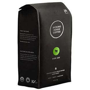 Kicking Horse Coffee, Kick Ass, Dark Roast, Whole Bean,