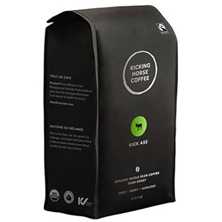 Kicking Horse Coffee， Kick Ass， Dark Roast， Whole Bean，