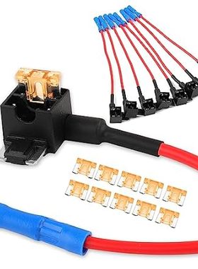 Tiooka 12V Car Add-a-Circuit Fuse TAP Adapter Fuse Holder