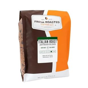 Fresh Roasted Coffee, Italian Roast, 5 lb (80 oz), Dark,