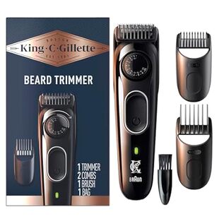 King C. Gillette Cordless Beard Trimmer for Men， Kit incl