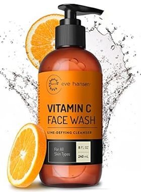 Vitamin C Cleanser Face Wash | HUGE 8 oz Anti Aging Facia
