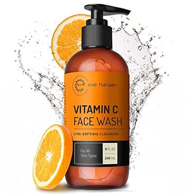 Vitamin C Cleanser Face Wash | HUGE 8 oz Anti Aging Facia