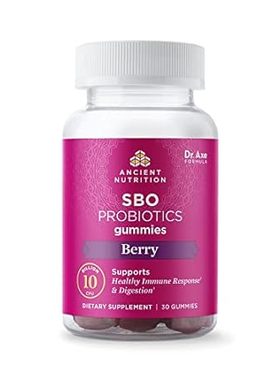 Ancient Nutrition Probiotics， SBO Probiotics Berry Gummie