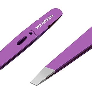 Colorful Tweezers Beauty Fine Pul MR.GREEN Hairs Eyebrows