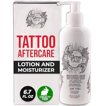 Tattoo Aftercare Lotion， Color Brightening and Enhancing