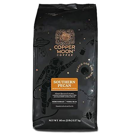 Copper Moon Medium Roast Whole Bean Coffee， Southern Peca