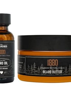 Live Bearded Beard Oil and Beard Butter Grooming Kit - 18
