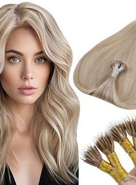 Hetto Nano Bead Hair Extensions Human Hair Pre Bonded Nan