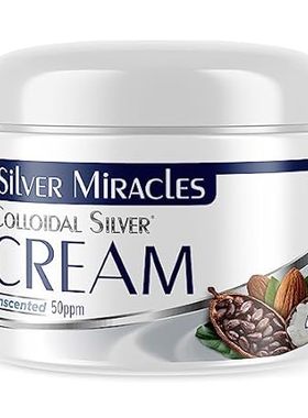 Silver Miracles Colloidal Silver Cream - 4oz - Colloidal