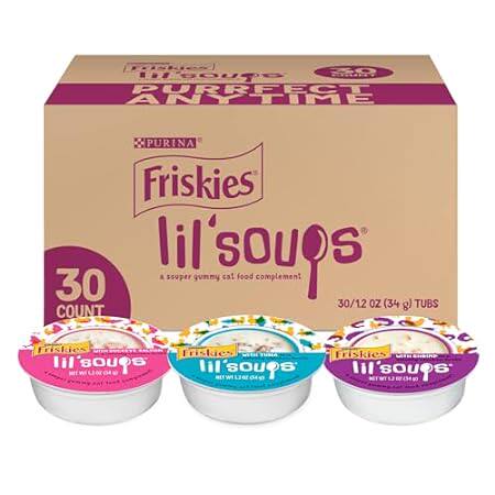 Purina Friskies Grain Free Wet Cat Food Lickable Cat Trea