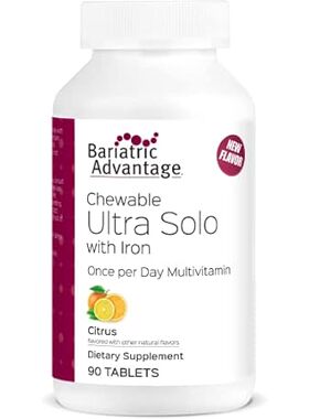 Bariatric Advantage Chewable Ultra Solo with Iron Daily M