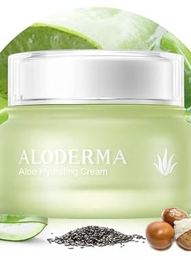 Aloderma Hydrating Face Cream for Dry Skin Made with 70%