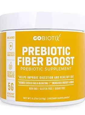 GOBIOTIX Prebiotic Fiber Powder Supplement - Supports Dig