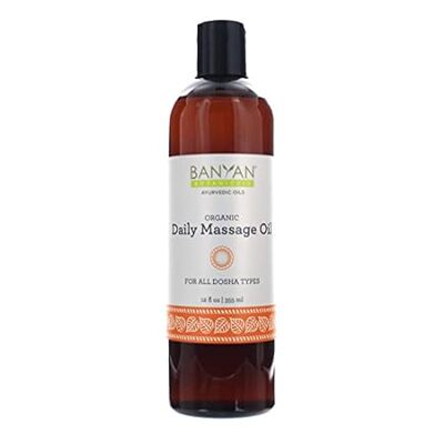 Banyan Botanicals Daily Massage Oil – Organic Ayurvedic M