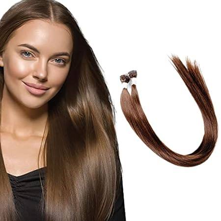 U Tip Hair Extensions by Everlong， Remy Human Hair， Fusio