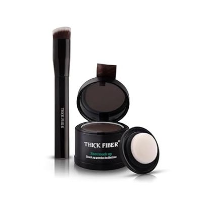 THICK FIBER Root Touch Up Powder， Root Cover Up Hairline