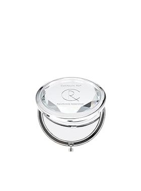Contours RX Crystal Cosmetic Compact Mirror - Travel Size