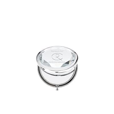 Contours RX Crystal Cosmetic Compact Mirror - Travel Size
